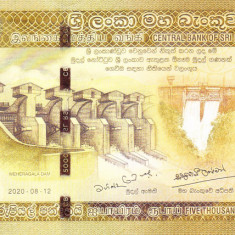 Bancnota Sri Lanka 5.000 Rupii 2020 - P128 UNC