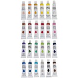 Cumpara ieftin Set culori acrilice pentru pictura, 24 bucati, 12 ml, Maaleo, Isotrade