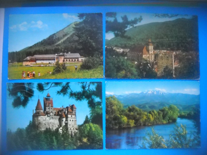 HOPCT LOT 3401 -4 CARTI POSTALE-KRUGER ....IN..-JUD-BRASOV-CIRCULATE