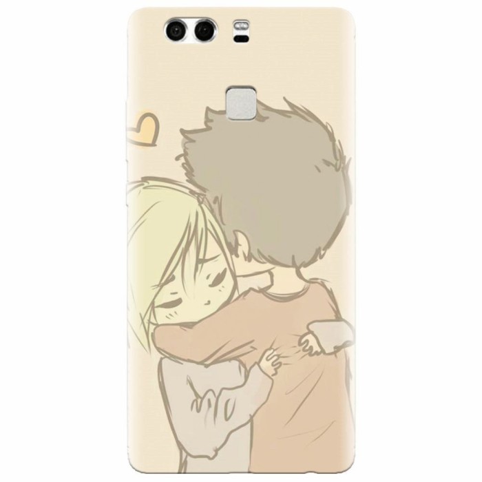 Husa silicon pentru Huawei P9, Couple Hug