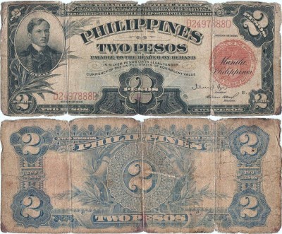 1936, 2 pesos (P-82) - Filipine! foto