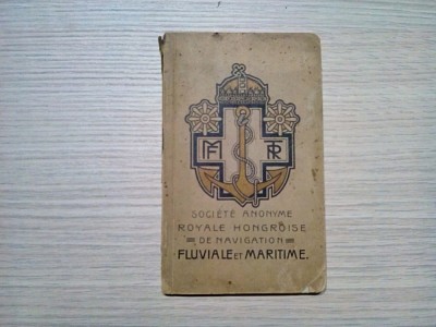 LE DANUBE - Fluviale et Maritime - Edition de la Societe Anonyme Hongroise de Navigation Fluviale et Maritime, Budapest,156 p. cu ilustratii in text foto