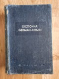 DICTIONAR GERMAN-ROMAN - Isbasescu 1958