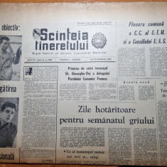 scanteia tineretului 22 octombrie 1964-orasul piatra neamt,jocurile olimpice