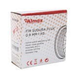 Fir sudura flux 0.9 mm rola 1kg pentru sudura cu gaz sau MIG sau MAG-FCAW, Almaz AZ-ES023