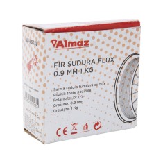Fir sudura flux 0.9 mm rola 1kg pentru sudura cu gaz sau MIG sau MAG-FCAW, Almaz AZ-ES023