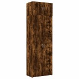 Dulap depozitare stejar fumuriu 70x42,5x225 cm lemn prelucrat