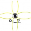 Cap pentru motocoasa, Aluminiu, cu 4 fire, diametru 2-3 mm, Raider