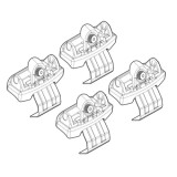 Kit montaj bare plafon C149 pentru Land Rover Evoque 5 usi
