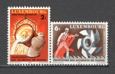 Luxemburg.1980 Congres mondial ptr. preventia accidentelor de munca ML.154 foto