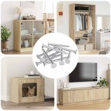 vidaXL Cuie pentru Lemn 12 pcs Argintiu &Oslash; 3 x 15 mm Metal 864374