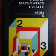 E. Rogai - Tabele matematice uzuale (1975, editie cartonata)