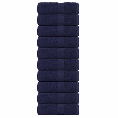 Prosoape pentru oaspeți 10 buc Bleumarin 360 g/m&amp;sup2; 100% bumbac foto