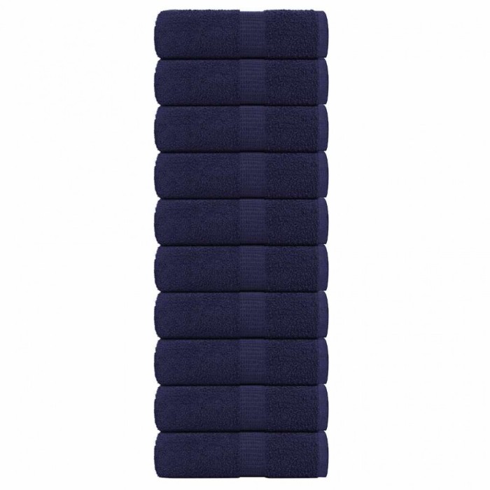 Prosoape pentru oaspeți 10 buc Bleumarin 360 g/m&sup2; 100% bumbac