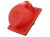 Conector alimentare AC, IEC 60309, IP44, 16A, 400V AC, 5 pini, PCE - 415-6