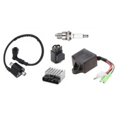 CDI + Bobina Inductie + Bujie + Releu Incarcare + Pornire Scuter PGO Tornado