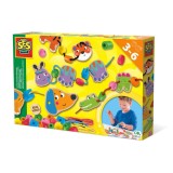 Set de Insirat Animale si Margele din Lemn, SES Creative