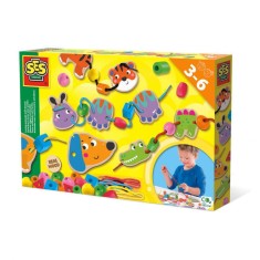Set de Insirat Animale si Margele din Lemn