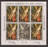 S. TOME E PRINCIPE 1983 PICTURA RUBENS ( bloc dantelat) MNH, Nestampilat