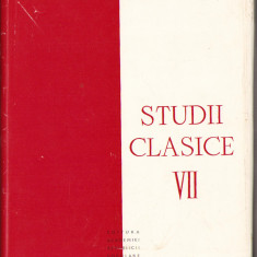 HST C6121 Studii clasice VII/1965 Editura Academiei