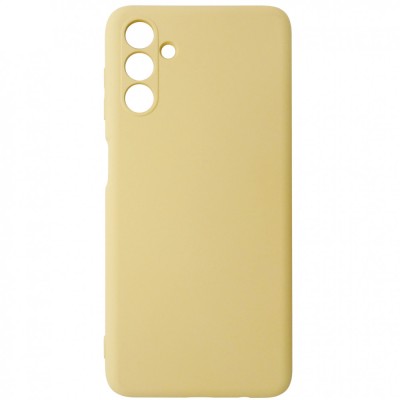 Husa tip capac spate silicon TPU Matte galben pentru Samsung Galaxy A13 5G, A04s foto