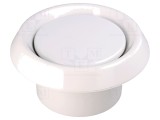 Accesorii: anemostat albă polipropilenă &Oslash;100mm AN