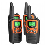 Set 4x Statie Radio Portabila Emisie Receptie, Walkie Talkie QENO&reg; TORNADO