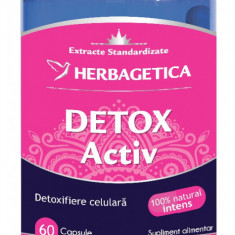 Detox Activ, 60 capsule, Herbagetica