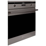 Cuptor electric incorporabil Tornado Eclipse, 73 l, soft close, 9 functii, Clasa A, Dark Inox