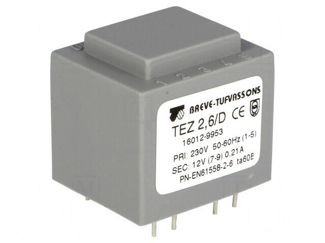 Transformator &icirc;ncapsulat 2,5VA 230V-12V PCB