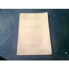 PROBLEMA PETROLULUI IN ROMANIA FATA DE PROBLEMA MONDIALA DIN 1915 - I. MRAZEC