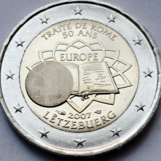 2 euro 2007 Luxemburg, Henri I Treaty of Rome, unc, km#94