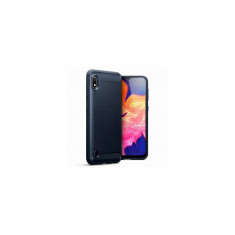 Husa Compatibila cu Samsung Galaxy A10 - iberry Carbon Albastru