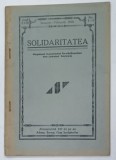 SOLIDARITATEA , ORGANUL ASOCIATIEI INVATATORILOR DIN JUDETUL SOROCA , nr. 1-2 , 1940