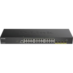 SWITCH D-LINK Smart 24 porturi Gigabit + 4 10G SFP+, carcasa metalica. &amp;quot;DGS-1250-28X&amp;quot; (timbru verde 2 lei) foto