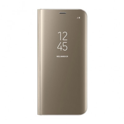 Husa SAMSUNG Galaxy A50 \ A50s \ A30s - Flip Wallet Clear (Auriu) Blister foto