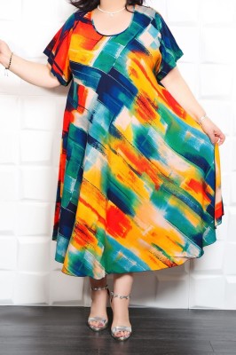 Rochie din Vascoza cod RV 0001 - 52Marimea foto