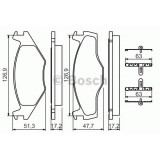 Set placute frana,frana disc SEAT CORDOBA Vario (6K5) (1996 - 1999) BOSCH 0 986 494 057