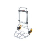 Carucior pliabil din aluminiu cu roti, capacitate 100 kg