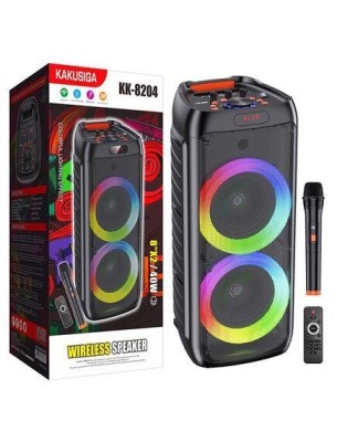 Boxa portabilă Kaku KSC-8204 Boxa Portabila,Wireless BT 5.0, Microfon si Telecomanda, Flames Light, 40W, foto