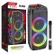 Boxa portabilă Kaku KSC-8204 Boxa Portabila,Wireless BT 5.0, Microfon si Telecomanda, Flames Light, 40W,