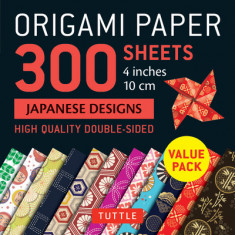 Origami Paper 300 Sheets Japanese Designs 4"" (10 CM): Tuttle Origami Paper: High-Quality Double-Sided Origami Sheets Printed with 12 Different Design