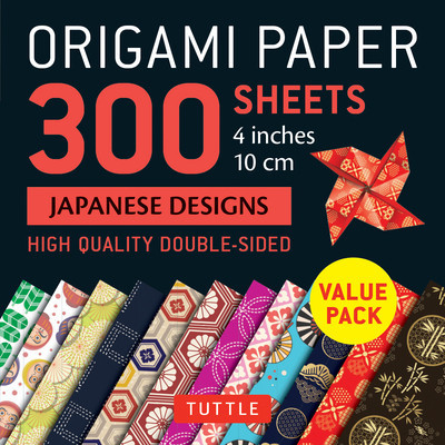 Origami Paper 300 Sheets Japanese Designs 4&amp;quot;&amp;quot; (10 CM): Tuttle Origami Paper: High-Quality Double-Sided Origami Sheets Printed with 12 Different Design foto