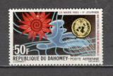 Dahomey.1965 Posta aeriana-Ziua meteorologiei MD.33, Nestampilat