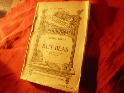 Victor Hugo - Ruy Blas - BPT 1573-1574bis ,trad. V.Stoicovici ,introd. Al.Kirit foto