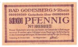 SV * Germania * 10 PFENNIG 1920 * BAD GODESBERG * NOTGELD * AUNC+