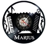 ACORDIONIST-ceas de perete (personalizabil)