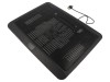 Suport de răcire notebook USB negru 0,4m