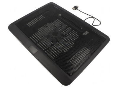 Suport de răcire notebook USB negru 0,4m foto