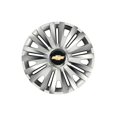 Set 4 capace roti Cu Inel Cromat Royal R15 Compatibil Cu Chevrolet foto